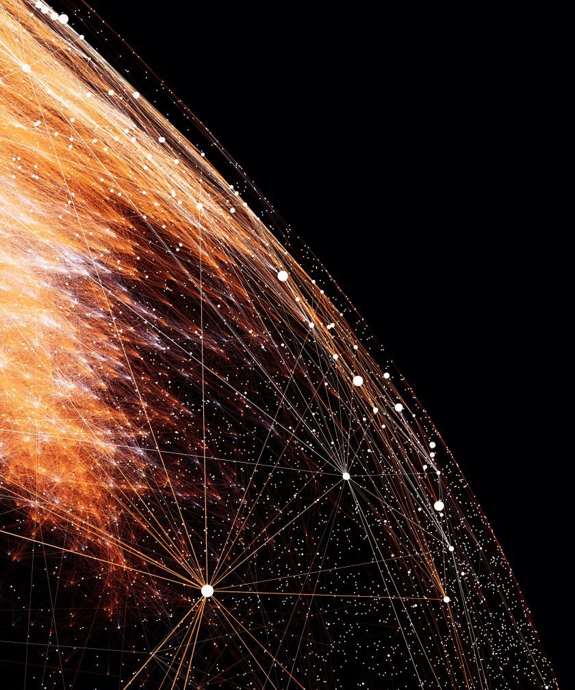 Global International Connectivity Background
